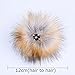 DIY 12pcs Faux Fur Pom Pom Ball for Knitting Hat with Snap Button, Beanie Hat Fur Ball, Attachable Pompom Ball, Work Great with Knitting Loom
