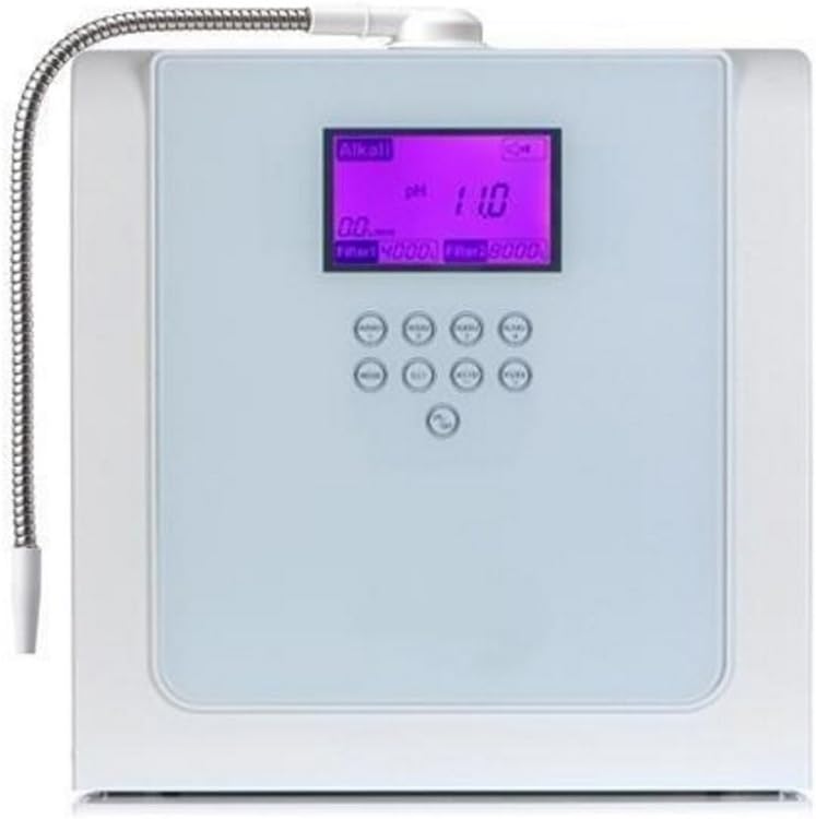 EOS Lydia Genesis Premium Alkaline Water Ionizer Counter-top pH Control Dual Cartridge Filtration Alkali Pure Acid Water Machine