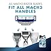 Mach 3 Turbo Shaving Razor with 1 pre-loaded cartridge by Gillette