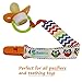 Babbie Pacifier Clip, for Girls and Boys, Holder for Baby Soothie, Teething Toys