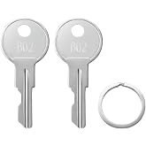 INTHVKIL B02 Replacement Keys for Husky Tool Box, 2 Pack, Pre-Cut Code B02, Fits Hudson Dewalt Home Depot Toolboxes