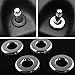 Trudged(TM) 4pcs/set ABS Chrome trim For Jeep Liberty Compass Grand Cherokee Dodge Journey 2011-2015 auto accessories Door lock ring cover