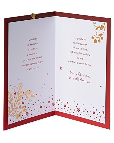 American Greetings Christmas Card for Wife (Amazing Wonderful Wife) - //medicalbooks.filipinodoctors.org