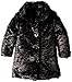 Calvin Klein Little Girls' Faux Fur Jacket, Gray, 3T