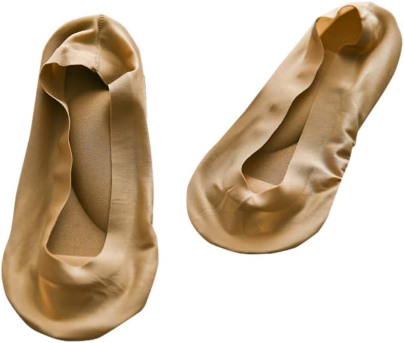 Escolourful 3D Padded Women's No Show Socks Arch Support 3D Socks Sponge Cushion Liner, 1 Pair