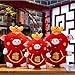 Ruzucoda Plush Pig 2019 Chinese New Year Zodiac Animal Mascot Toys Gifts Red 10 Inches