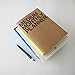 JSTORY Medium Monthly Planner Lays Flat Undated Year Round Flexible Cover Goal/Time Organizer Thick Paper Eco Friendly Customizable Stitch Bound A5 16 Months 2 Pack of 18 Sheets Kraft (Brown)