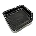 Assault Racing Products A9122P GM Chevy Turbo 350 Black Steel Transmission Pan Stock Capacity TH350