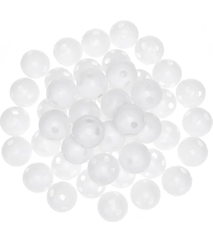 Lot 10 Boules Hochets à Coudre Blanc 24mm – Plastique ABS Inox, Jouet Sonore Pour Doudou, Bébé, Animal – Kit DIY Pour Poupées Et Peluches