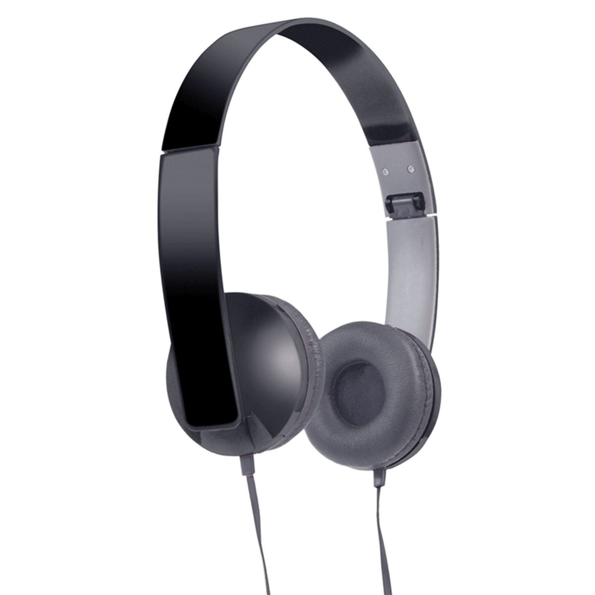 Soundlab Slim Profile Folding Stereo Headphones Black