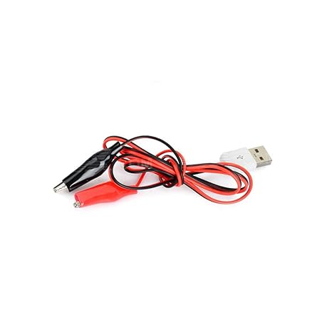 usb cable with alligator clips