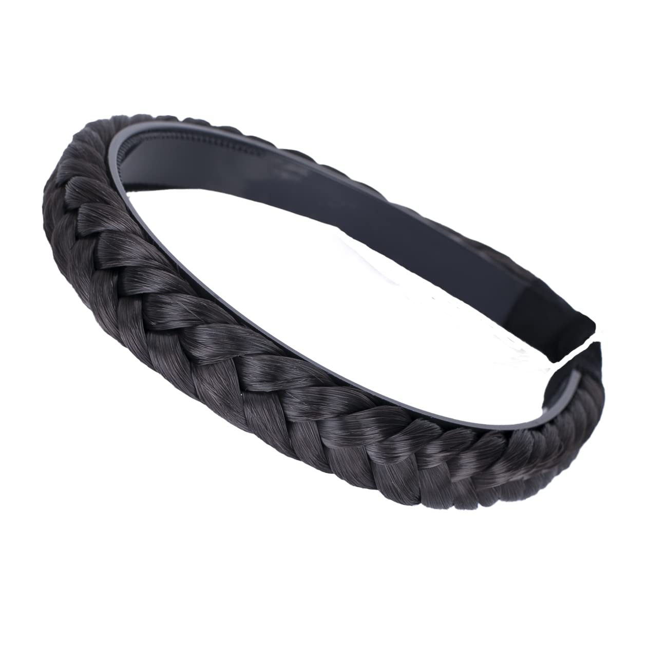 CAISHA Headband Ponytail Braided Hair piece Hair band Hair Accessories Black-Brown HHR13 โ image 1