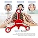 KOMVOX Fidget Spinner Metal, Figit Spinning Top 5 Star Toys, Kids Grownups Toys Gifts for 4 5 6 7 8 9 Year Old Boys Girls Sisters Teenages Brithday (Red)