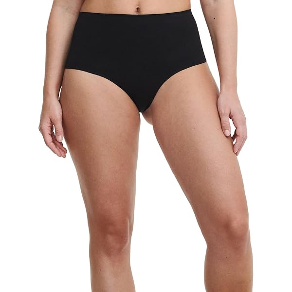 Chantelle Comfort Chic High-Waist Control Brief Black LG at Amazon