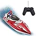 KOLAMAMA Remote Control Boat, RC Boat for Kids&Adults,2.4Ghz 4CH Electric Racing Boat for Pools and Lakes,Kids Boat Toy-Red