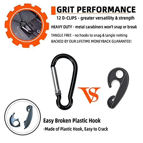 4 x 6 FT Super Duty Bungee Cargo Net for Truck Bed,6mm Latex Bungee Net