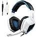 Sades Xbox One PS4 Gaming Headset Over-ear Bass PC Gaming Headphones with Microphone for PC / Mac / Laptop - Black/White