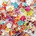 Handmade 100 Pcs Mixed Color Mulberry Paper Flower Blossom DIY Crafts 15-18mm Mini Paper Flowers Products From Thailand