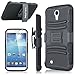 ULAK Galaxy I9200 Case, Galaxy Mega 6.3 I9200 Case, Shock Absorbing with Belt Clip Holster an Hybrid Case Design + Media Stand for Samsung Galaxy Mega 6.3 I9200 (6.3