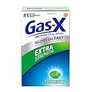Gas-X Extra Strength Softgel for Fast Gas Relief, 72 count