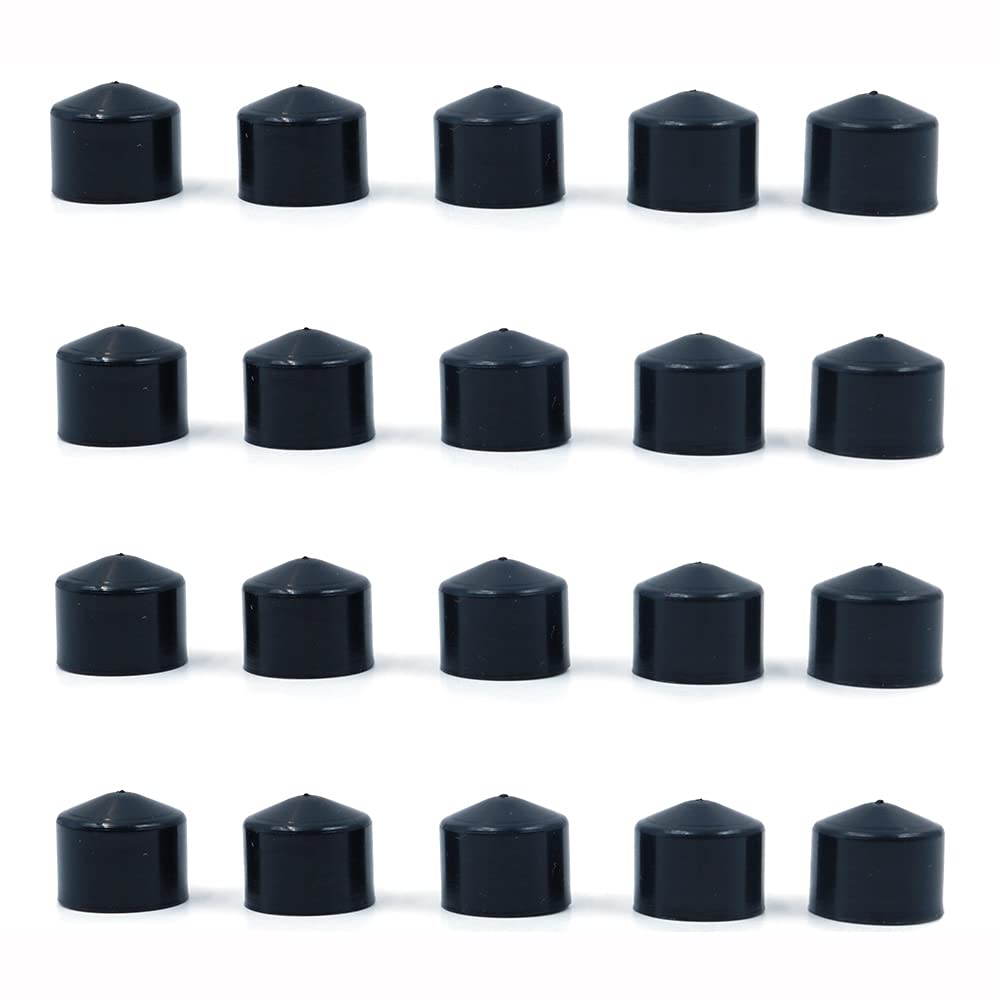ANCLLO 20pcs 18mm Hardware Skateboard Longboard Truck Replacement Pivot Cups for 7-7.25 inch Long Board Trucks