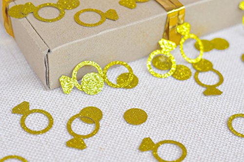 5 FECEDY+Circle+Confetti+Bachelorette+400pcs