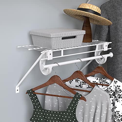 ClosetMaid 5655 Hang Rod Support Conversion Bracket, White Pricepulse