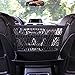 AMEIQ 3-Layer Car Mesh Organizer with Leather Box, Seat Back Net Bag, Barrier of Backseat Pet Kids, Cargo Tissue Purse Holder, Driver Storage Netting Pouch. (3 optional styles)