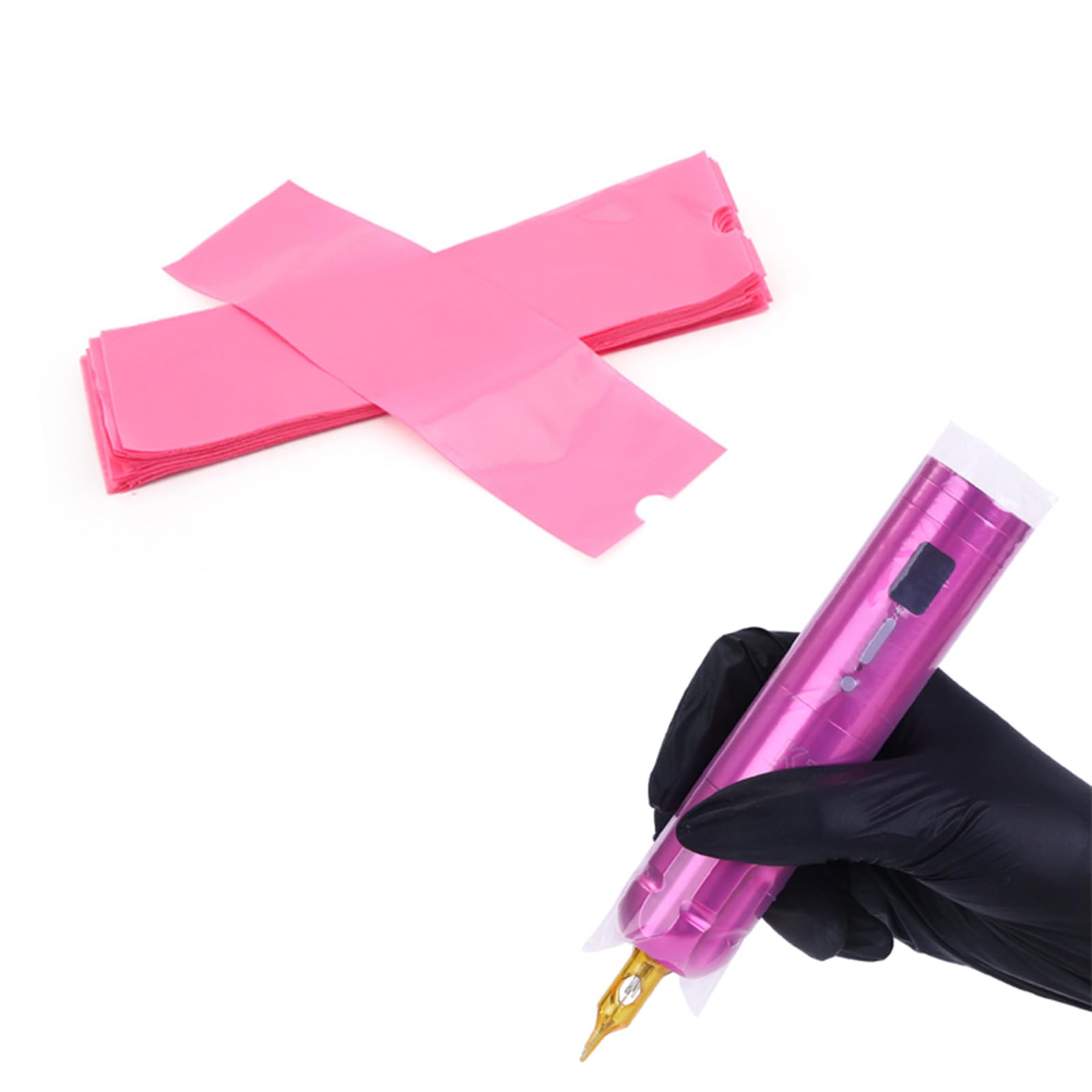 Tattoo Pen Covers 200PCS Disposable Tattoo Machine Bags Cartridge Pen Machine Sleeves Large