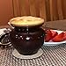 Bake & Serve 15 oz Ceramic Ramekin Bowl with Lid - set оf 4 - Country Kitchen Style Soup Stew Glazed Clay Pot Crocks - Oven-, Microwave- and Dishwasher- safe