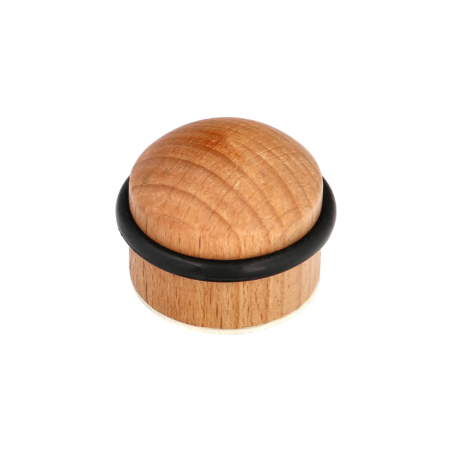 WOLFPACK 5320311 – Round Adhesive Wooden Door Stop Oak