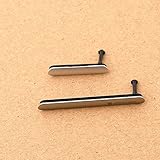 Dogxiong Silver Housing Single Sim Card Slot Port + Micro SD USB Dust Plug Cover For Sony Xperia Z3 (Single Sim Version)