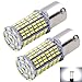 CARGO LED Extremely Super Bright 1156 1141 1003 1073 BA15S 7506 LED 144 SMD 3014 Replacement Light Bulbs 1400 Lumens,Used for Backup Reverse Lights 6000K Xenon White 12v-24v (Pack of 2) primary