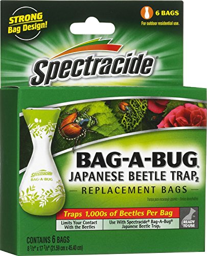 Spectracide Bag-A-Bug Japanese Beetle Trap2 (6 Replacement Bags) (HG-56903) (2 Pack of 6 Bags) Spectracide Bag-A-Bug Japanese Beetle Trap2 (6 Replacement Bags) (HG-56903) (2 Pack of 6 Bags)