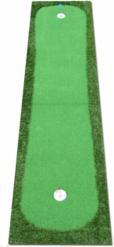 YJ Golf Mats Golf Mats Putt Practice Mat Indoor Golf Exercise Blanket Household Mini 3 Meters Long