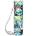ELENTURE Canvas Yoga Mat Bag with Adjustable Strap & Pockets, Full-Zip Travel Gym Tote for Women & Men, Fits 1/4