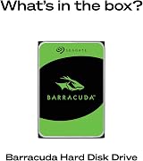 Seagate BarraCuda 4TB Internal 3.5 inch SATA 6Gb/s 5400 RPM 256MB Cache view 2