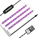 LED Grow Light Strips for Plants,Cholas 36W 132 Leds Auto ON Off Function,3/9/12H Timer 5 Dimmable Levels and 3 Switch Modes for Indoor Plants Gardening Hydroponics Greenhouse 3 Pack