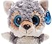 WILDREAM Wolf Stuffed Animal, Wolf Plush Toy with Big Eyes Lovely and Cuddly, Huggable Gift for Boys/ Girls 7Inches, Grey