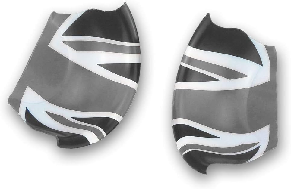 Heinmo Car Interior Door Handle Panel Sticker Cover Decoration for Cooper F54 Clubman F55 F56 Hatchback F60 Countryman 2014-2023 (Gray rice)