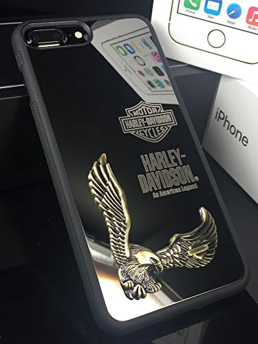 Amazon Iphone7 7 Plus専用 Harley Davidson ハーレー ダビッドソン高品質 合金ラバーケース ファッションケース Iphone7 ミラーゴールド 並行輸入品 Fashion Case 家電 カメラ
