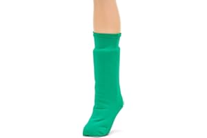CastCoverz! Fashionable Leg Cast Cover - Festive Green - Medium Short - Below The Knee - Protective, Decorative and Washable - Made in USA