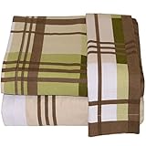 Heavyweight 100% Cotton Flannel Sheet Set Twin XL Extra Long (Twin XL, Woods Plaid)