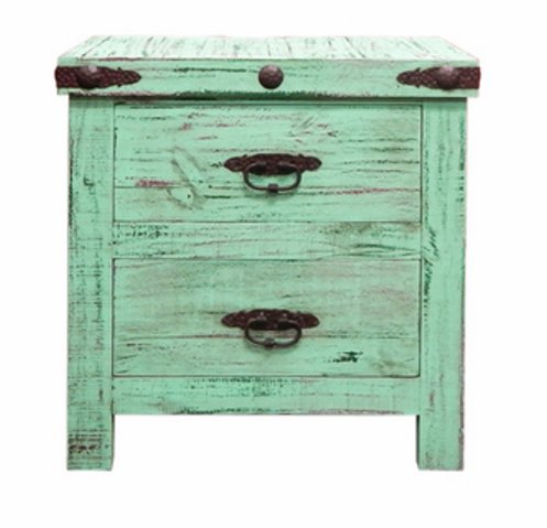 Reclaimed Wood Nightstand.Espresso Reclaimed Wood 