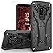 Zizo Static Series Compatible with Samsung Galaxy S9 Plus Case Military Grade Drop Tested with Built in Kickstand Black