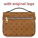 Ladies Purse,Shoulder Handbags for Women with Exterior Zipped Pocket (Brown)