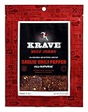 Krave Beef Jerky Garlic Chili Pepper , 3.25 Ounce