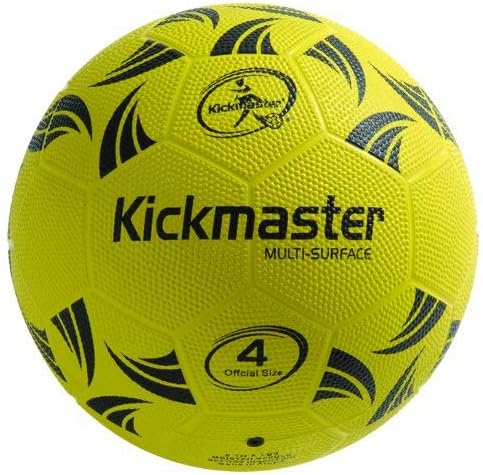 MV Toys Kickmaster Size 4 Rubber Multi Surface Outdoor Training Football