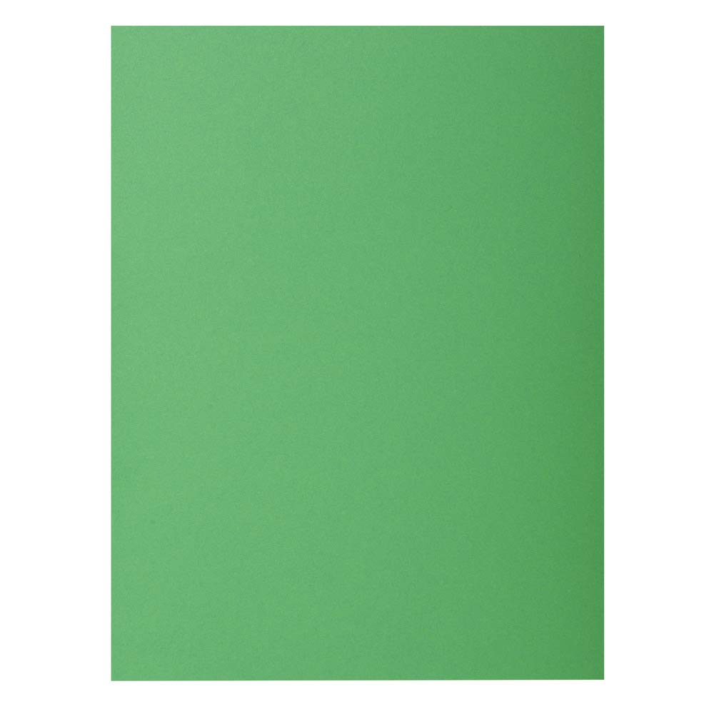 Exacompta - Ref 210004E - Rocks Square Cut Folder - 240 x 320mm in Size, Suitable for Holding A4 Documents, 210gsm Coloured Card - Dark Green Colour (Pack of 100)