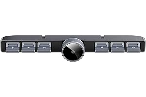ATOTOZONE AC-44F20 Wireless Remote Control with Backlit Keys,Flexible Mounting,Customizable Button,for A6, A5L, S8 (Except S8
